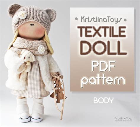 Pdf Tilda Doll Body Patterns 1 Pdf Textile Doll Pattern Etsy In 2020 Rag Doll Pattern Doll