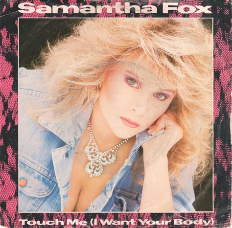 Samantha Fox Touch Me I Want Your Body 1986 Vinyl Discogs
