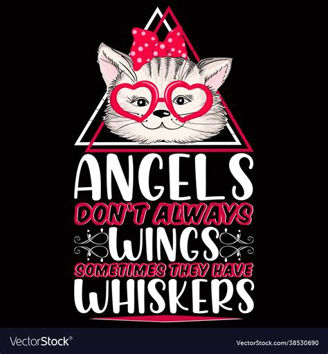 Angels Dont Always Wings Royalty Free Vector Image