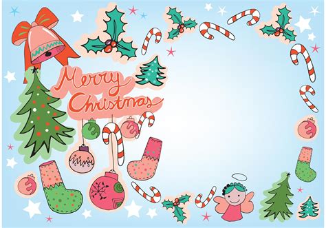 Free Vector Christmas Greeting Card Download Free Vector Art Stock