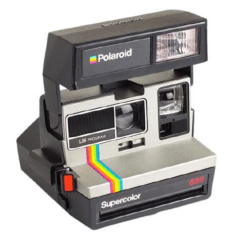 Download Vintage Polaroid Camera Close Up Transparent Png Stickpng