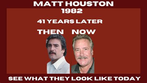 Matt Houston TV Show Then Now Years Later See What They Look Like Today YouTube