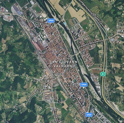 San Giovanni Valdarno Map All Inclusive Culinary And Wine