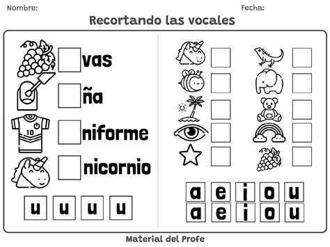Ventana C Mo De Verdad Actividades De Las Vocales Para Preescolar Pdf