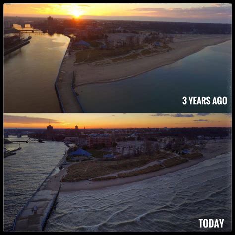 Then And Now Photos Show Just How Bad The Beach Erosion Is