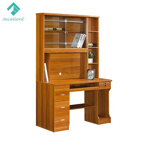 Sold and shipped by best choice products. Laminated Melamine Board Computer Table With Bookshelf ...