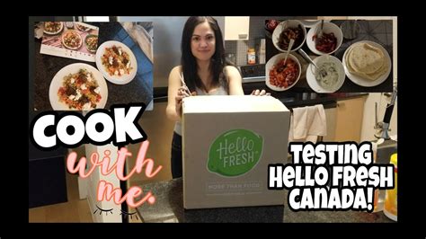Hello Fresh Canada Review Cook With Me Youtube