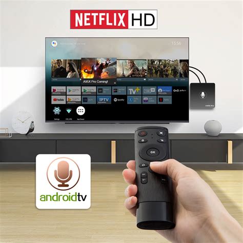 Thank to new features of voice search and voice control you will experience a whole new level of tv viewing! A95X pro Android TV Box ATV with Voice Remote Control S905W