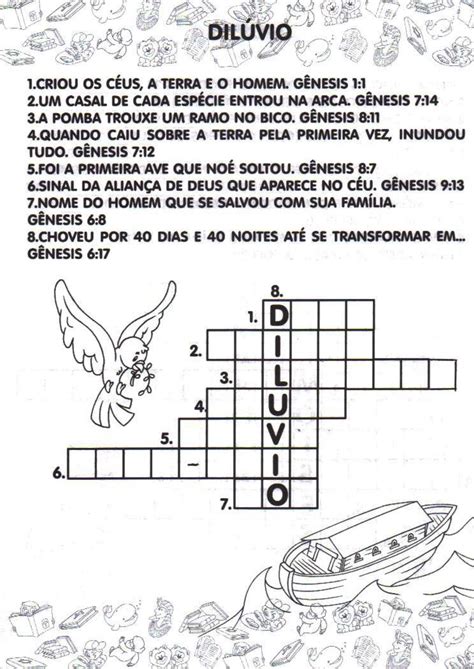 Palavras Cruzadas Bíblicas Para Imprimir
