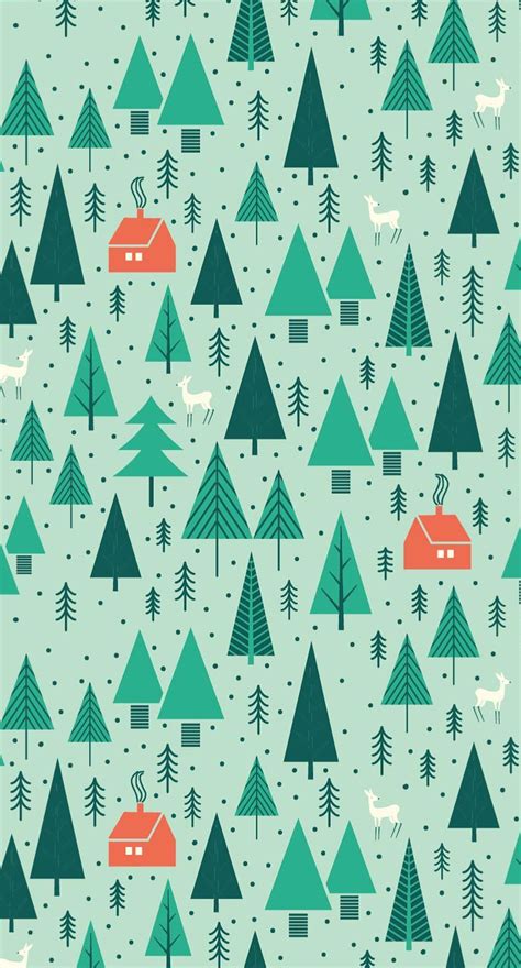 Christmas Prints Wallpapers Wallpaper Cave