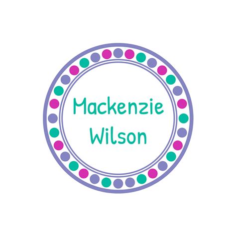 Personalized Waterproof Name Labels For Kids Kids