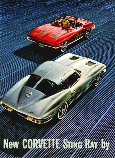 1963 Corvette Advertisements And Posters