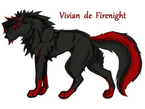 Vivian De Firenight Arte De Lobo Arte Furry Dibujo De Lobos