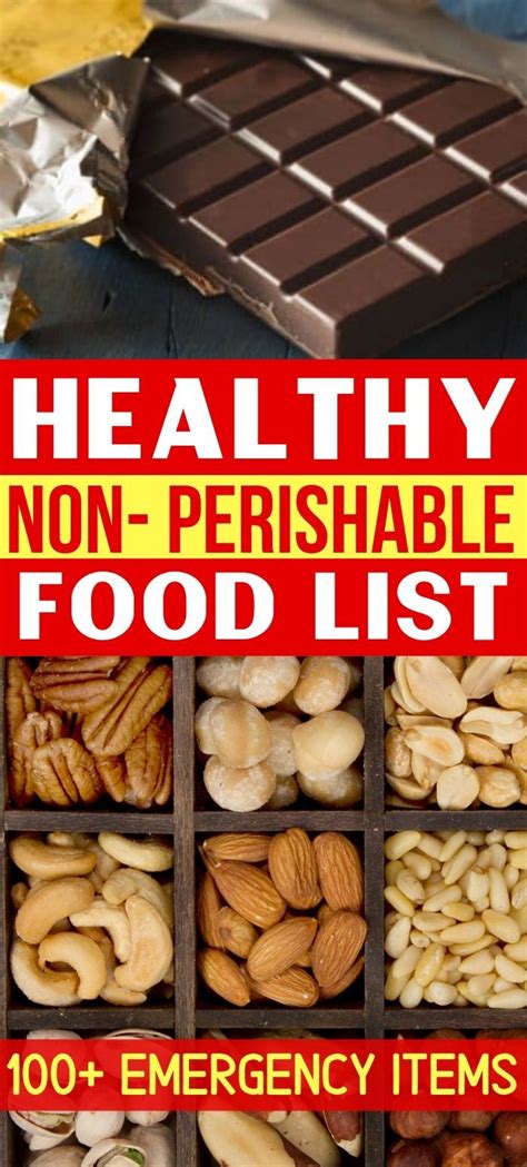 Whistle to signal for help; Healthy Non-perishable Foods List : 100+ Emergency Food ...