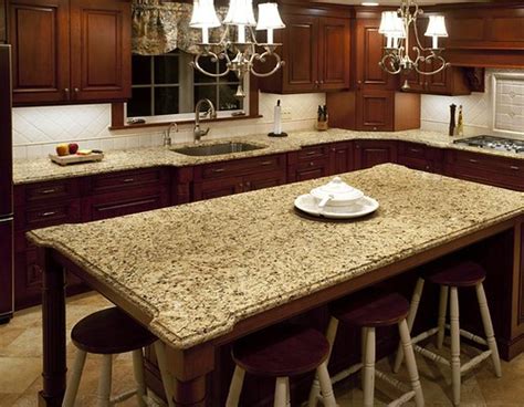 Light Colored Granite Countertops And Island Add A Simple Flickr