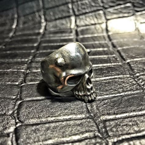 925 Sterling Devil Skull Ring Silver Evil Skull Jewelry Silver