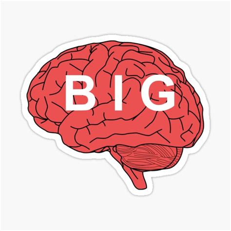 25 best memes about brain chair brain chair memes. Big Brain Stickers | Redbubble