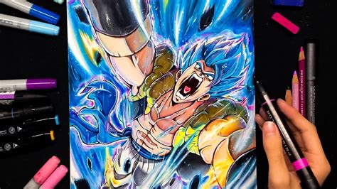 Dargoart Drawing Of Gogeta How To Draw Gogeta From Dragon Ball Z In