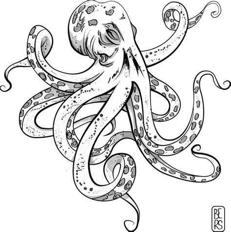 Best octopus tattoo ideas with meaning for inspiration for your new tattoo designs. Tattoo Sketch Octopus by MBers on DeviantArt