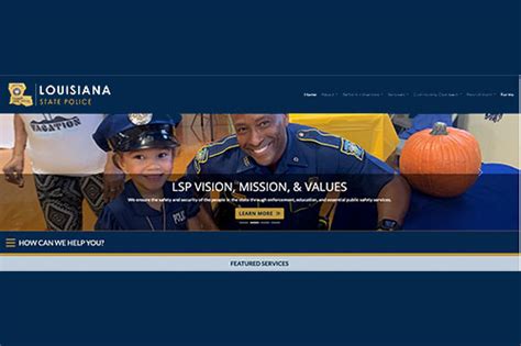 Louisiana State Police Announces New Public Integrated Website