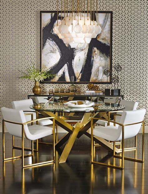 10 Brilliant Gold Dining Rooms By Worlds Top Interior Designers