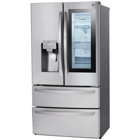 lg lmxs28596s 27 6 cu ft smart french door refrigerator w instaview stainless steel