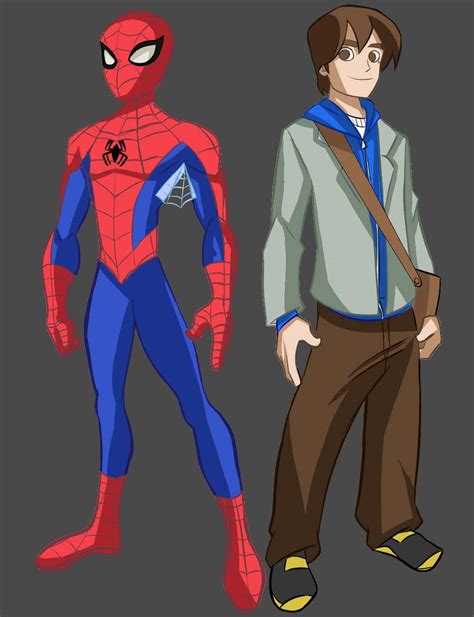 Peter Parker Spectacular Spider Man Redesign By Atrociousmangaart On