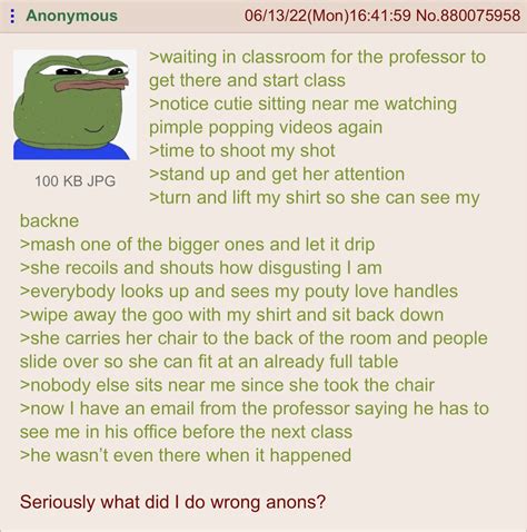 Anon Gives It His Best Shot R Greentext Greentext Stories Know Your Meme