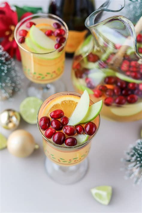 Holiday Sangria Recipe White Christmas Sangria With Vodka Bits And