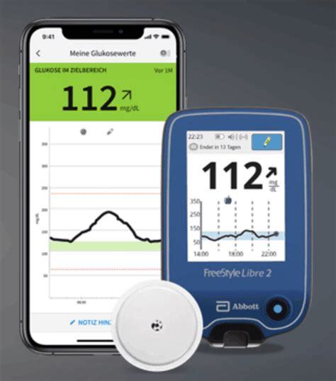 Abbott Freestyle Libre 2 Sensor Continuous Glucose Monitoring Device