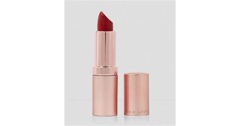 Crimson Red Matte Lipstick New Look