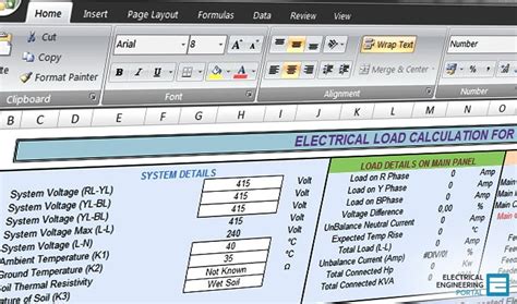 This software provides heating and cooling loads for commercial buildings using ashrae methods. Calculate electrical load of panelboard (Excel spreadsheet)