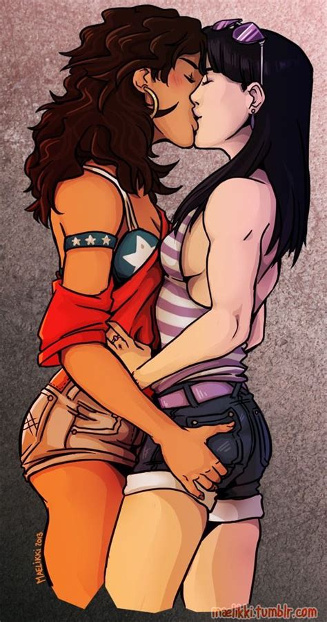 Young Avengers Lesbian Kiss Amerikate Lesbian Love