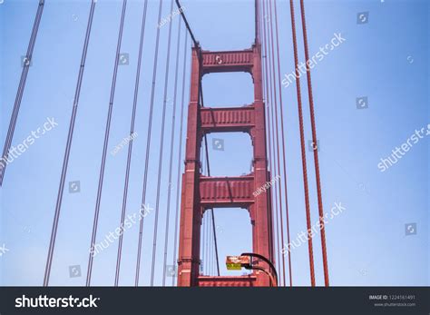 Red Bridge By Bay Stock Photo 1224161491 Shutterstock