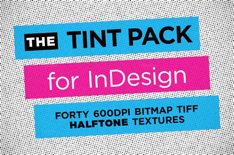 Halftone Indesign Tint Pack ~ Textures On Creative Market