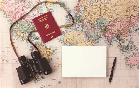 Travel Map Background
