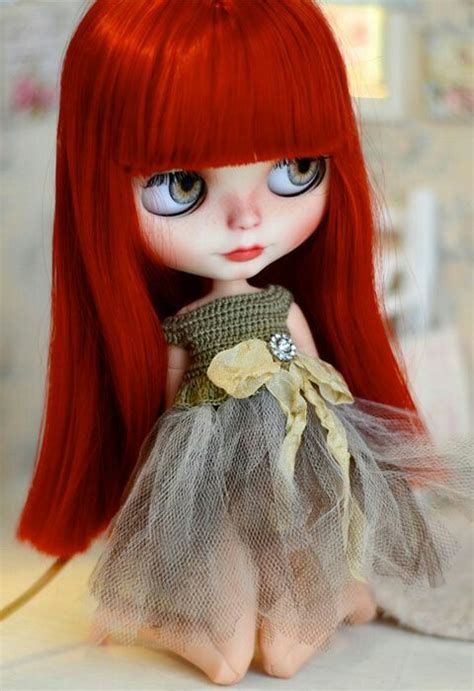 Blythe Dollluv The Red Hair Blythe Dolls Red Hair Doll Blythe