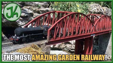 the greatest garden railway in oo plants as perfect scenery youtube