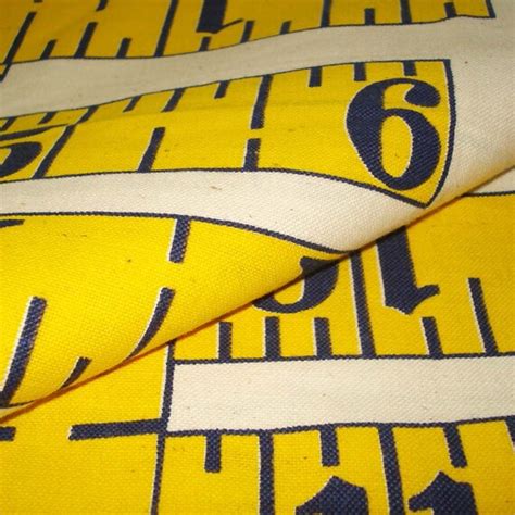 Vintage Cotton Fabric Measuring Tapes Or Rulers