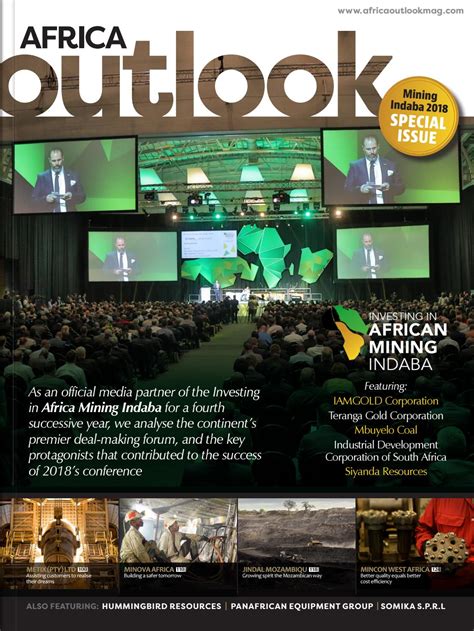 Africa Outlook Mining Indaba 2018 By Outlook Publishing Issuu