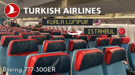 Turkish Airlines Kuala Lumpur To Istanbul Boeing Er
