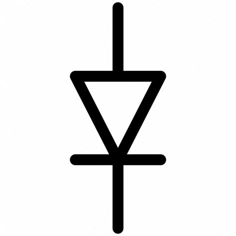 Diode Diode Icon Diode Symbol Icon Download On Iconfinder