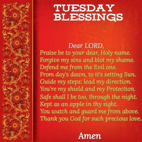 Tuesday Blessing From The Lord Pictures Photos And Images For