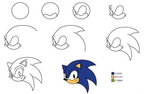 How To Draw Sonic The Hedgehog How Answers How To Draw Sonic