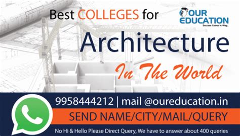 Best Architecture Colleges In The World