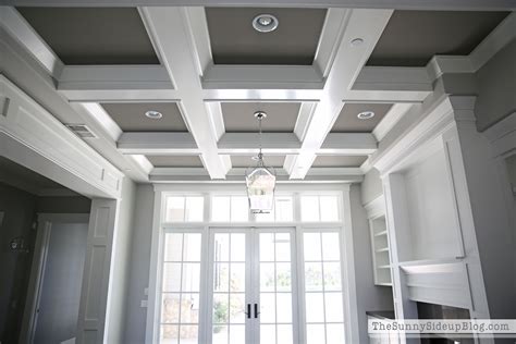 Our Formal Living Room Blank Slate The Sunny Side Up Blog Coffered