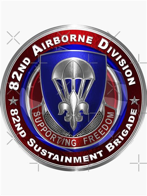82nd Airborne Division Sustainment Brigade Sticker For Sale By