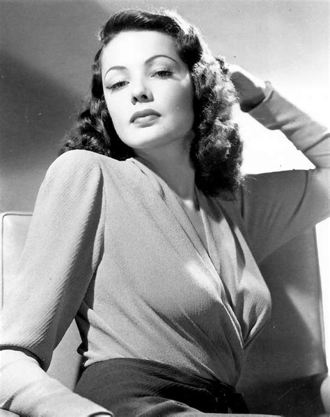 easy on the eyes 13 gene tierney portrait old hollywood