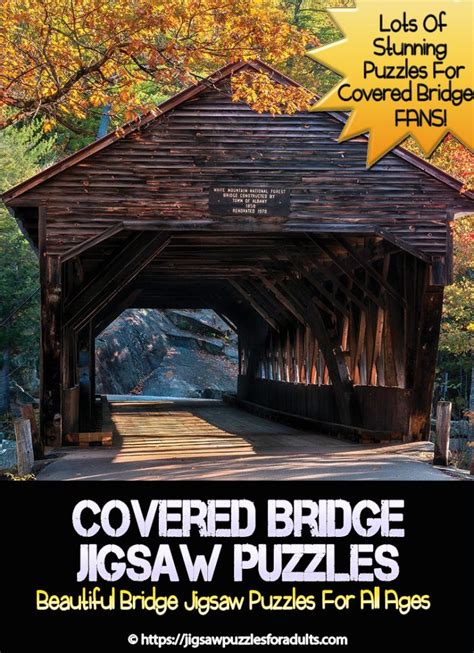 Covered Bridge Jigsaw Puzzles Jigsaw Puzzles For Adults