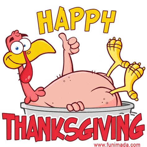 Funny Thanksgiving Animated Image 